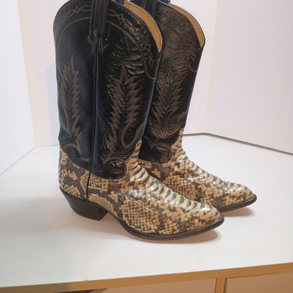 Vintage Tony Lama Python Boots - image 2
